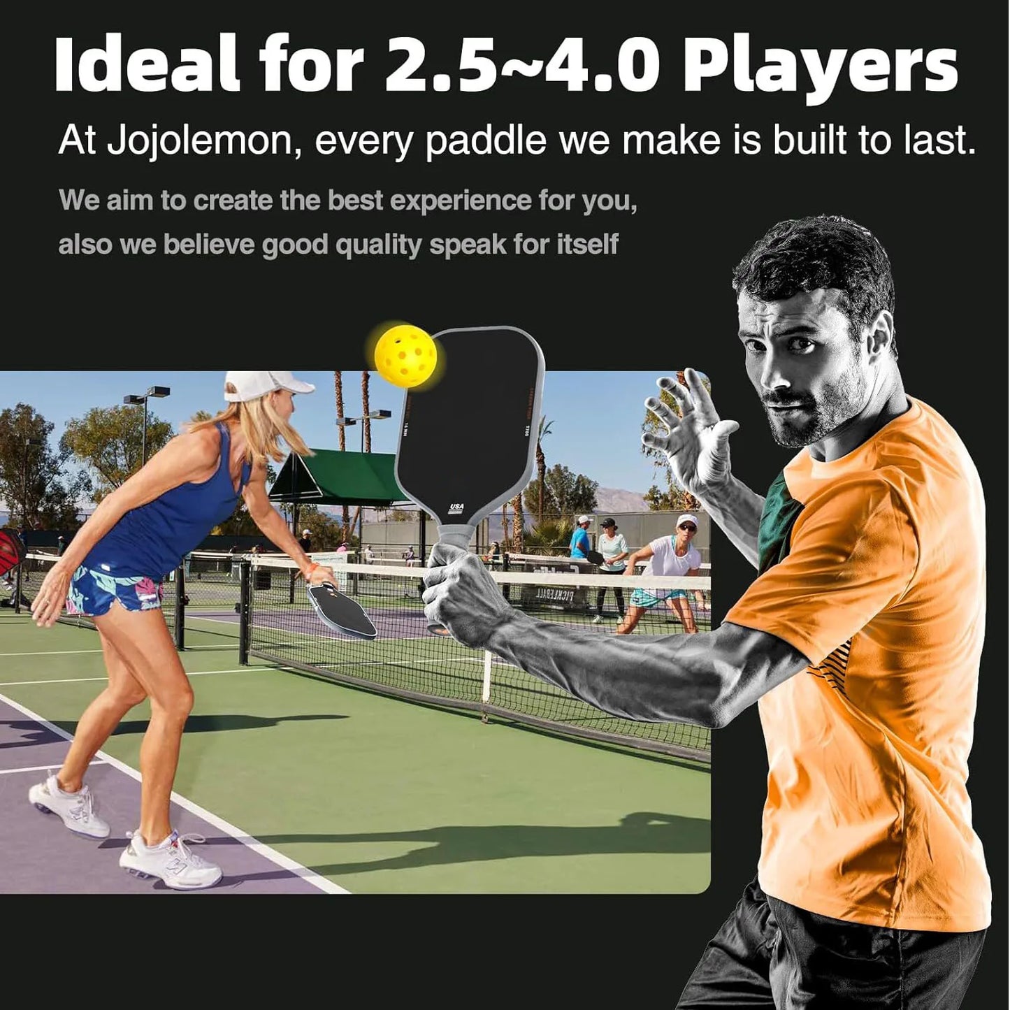 Raw Carbon Pickleball Paddle