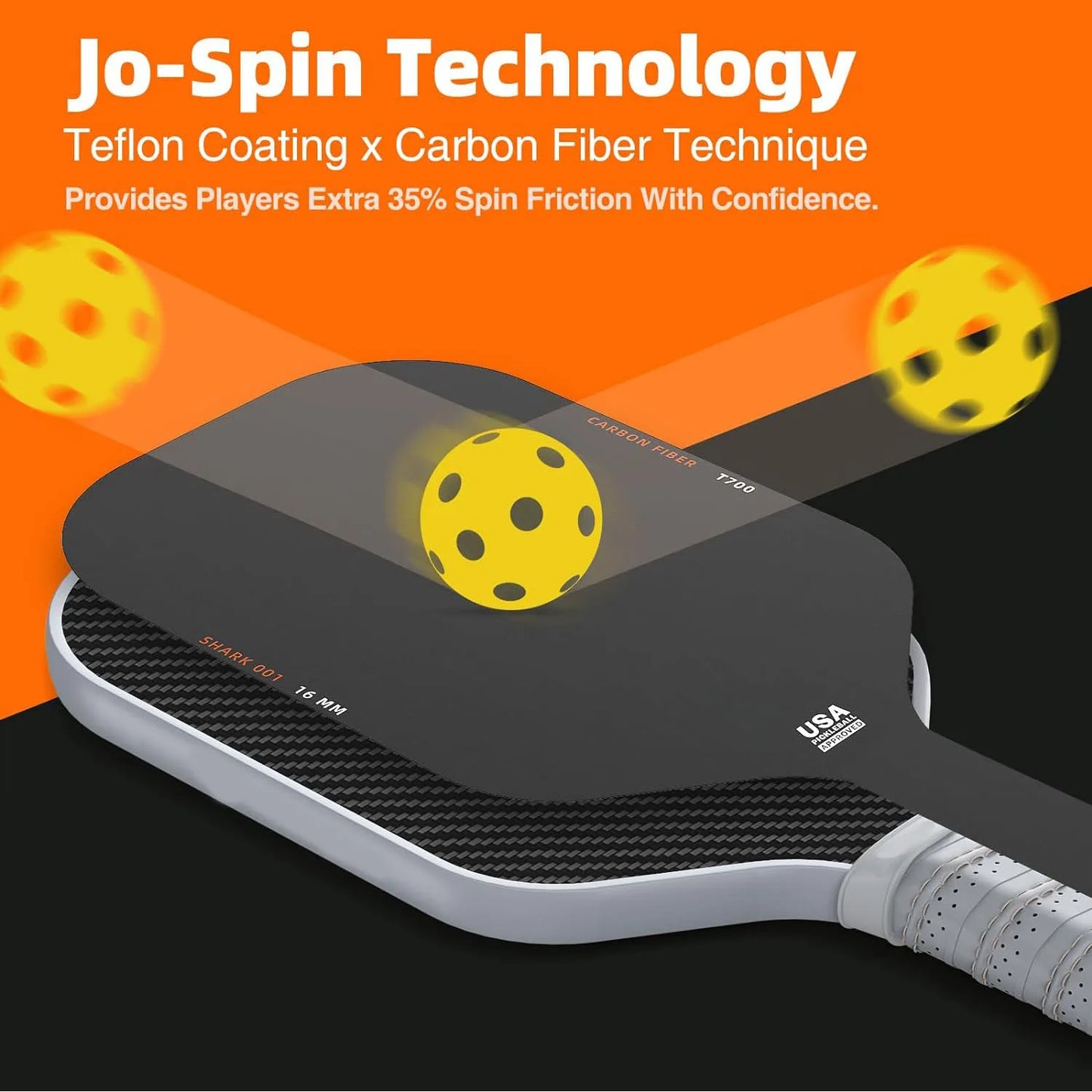 Raw Carbon Pickleball Paddle