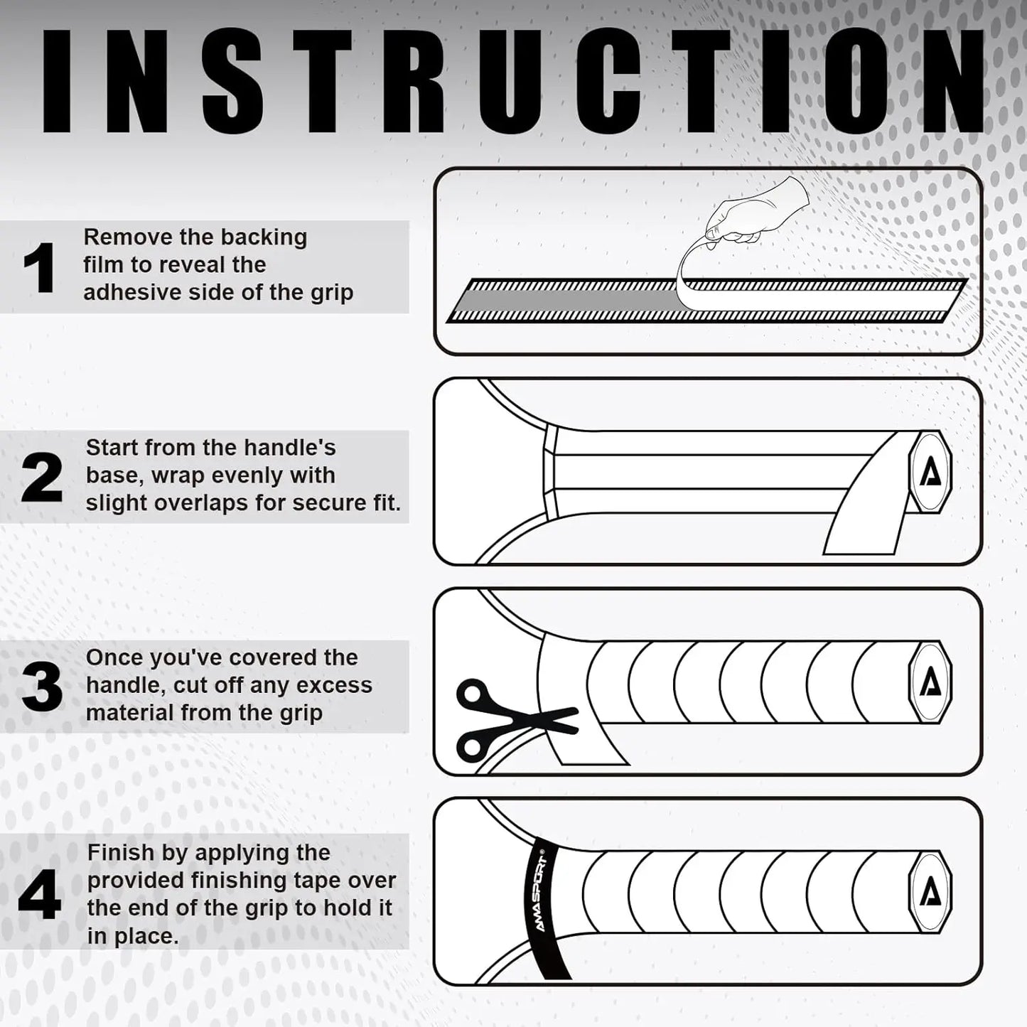 Moisture Wicking Pickleball Grip