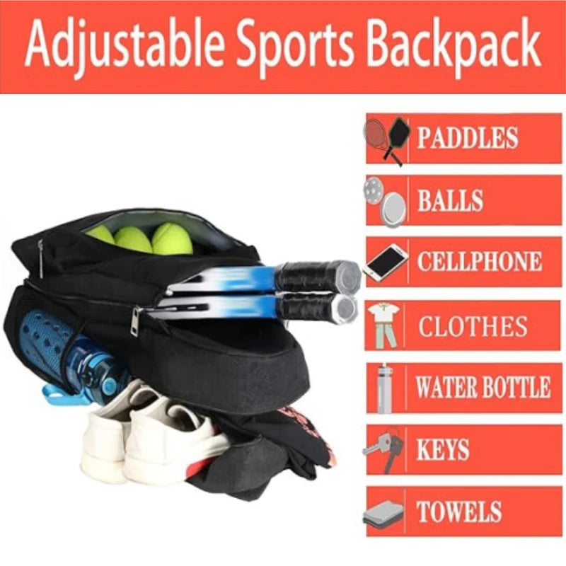 Lightweight Pickleball Tennis Backpack