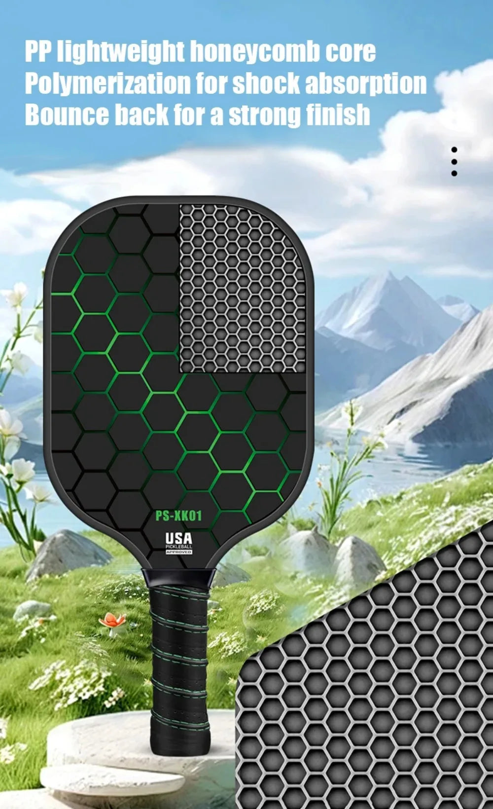 Fiberglass Pickleball Paddle