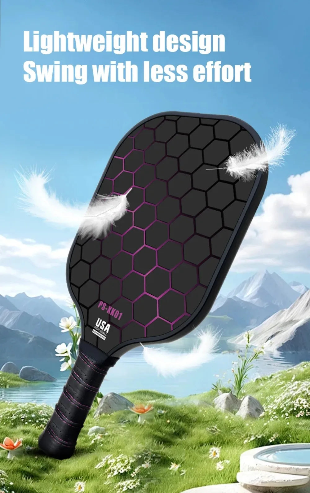Fiberglass Pickleball Paddle