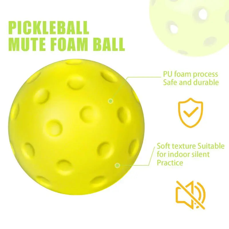 Quiet Foam Pickleball Balls